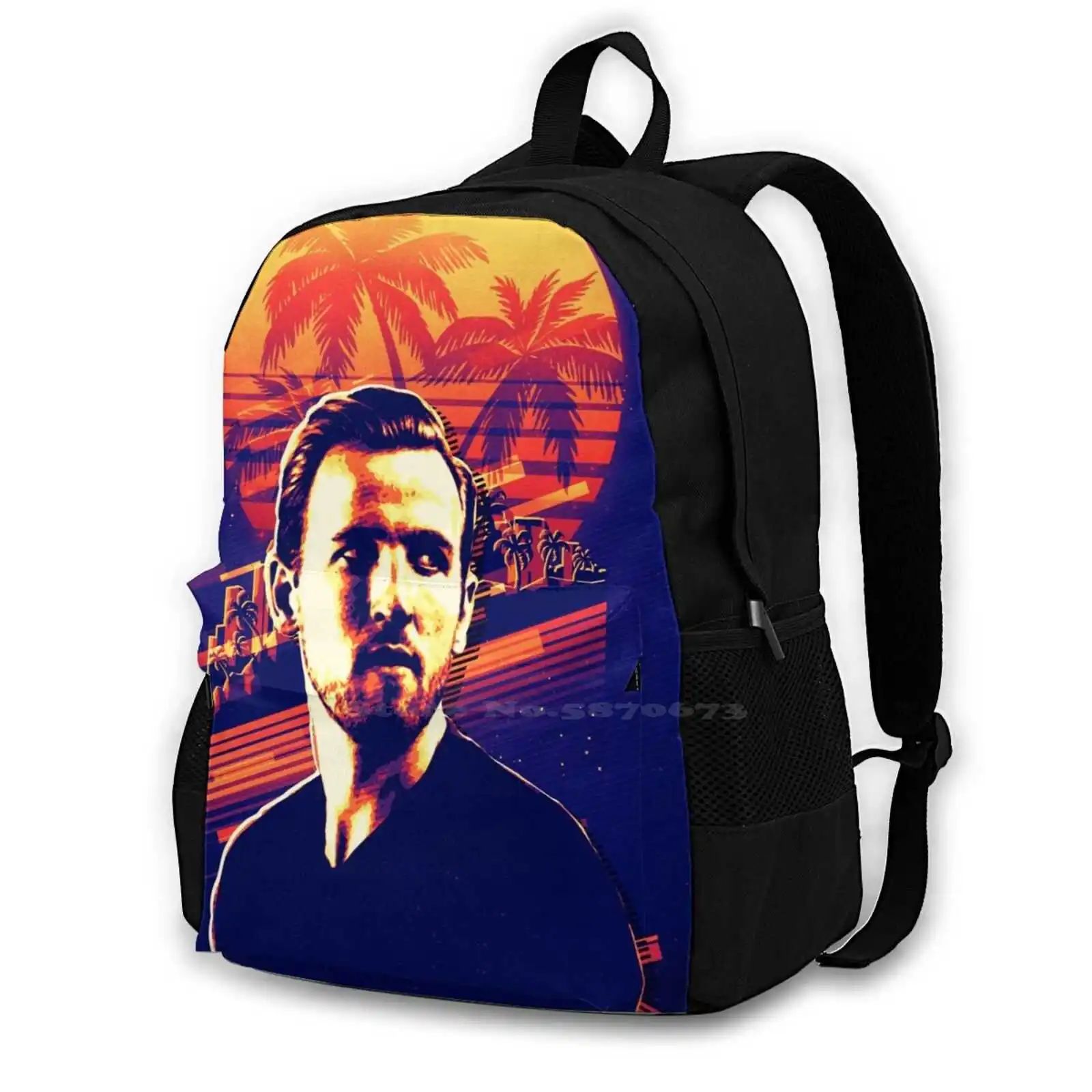 

Harry Kane Bag Backpack For Men Women Girls Teenage Black Harry Harry Soccer