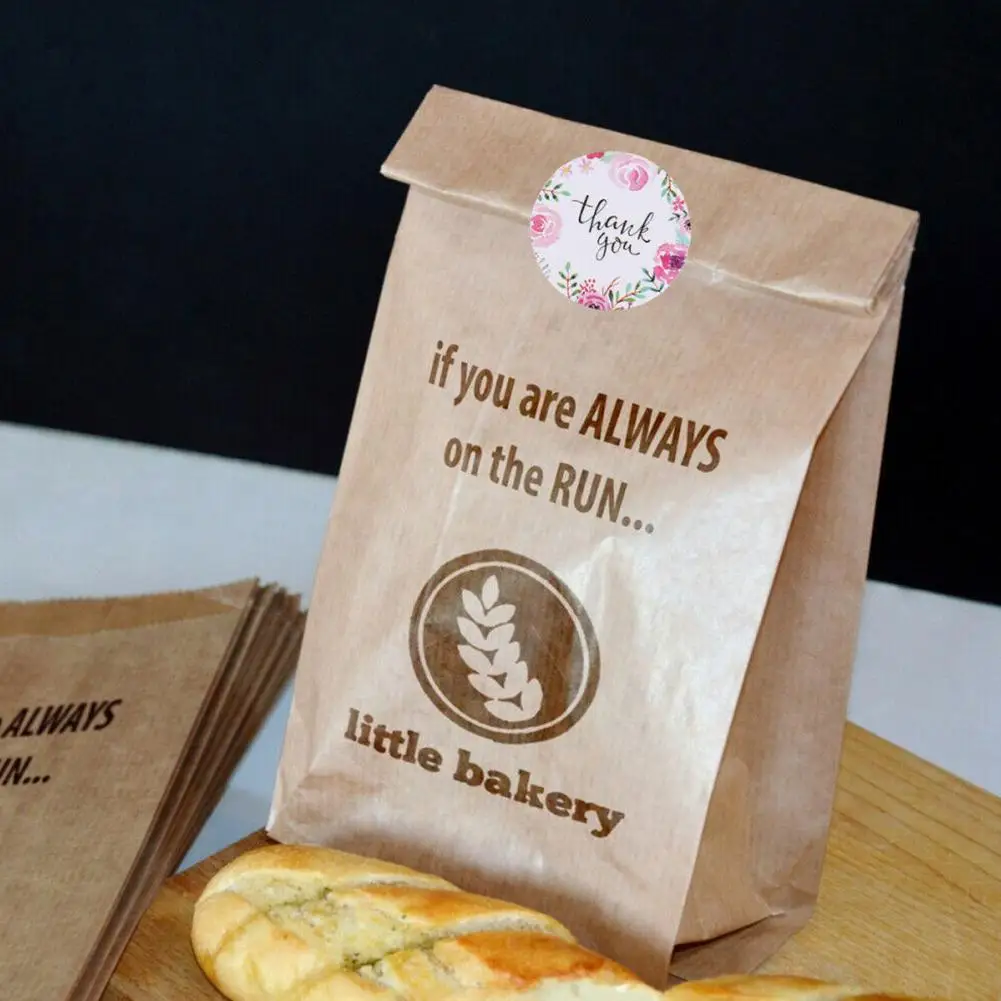 

2021 New 500pcs Strong Adhesiveness Sticker For Shopping Party Small Local Handmade Baking Gift Decor Shop Sticker Labels O6M2