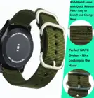 Ремешок нейлоновый для Samsung Galaxy watch 3 45 мм41 мм Active 2 44 мм 40 мм, браслет amazfit 18 мм20 мм22 мм Huawei GT22epro
