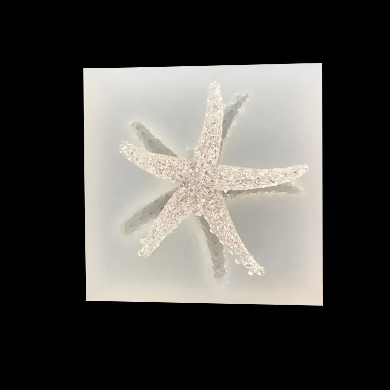 1 шт. УФ смолы ювелирные изделия форма из жидкого силикона 3D с Луной и звездами в