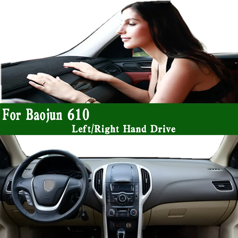 

Fits Wuling-Baojun 610 CROSS 1.5 GP50HB Car-Styling Dashmat Dashboard Cover Instrument Panel Protective Pad Dash Carpet Ornament