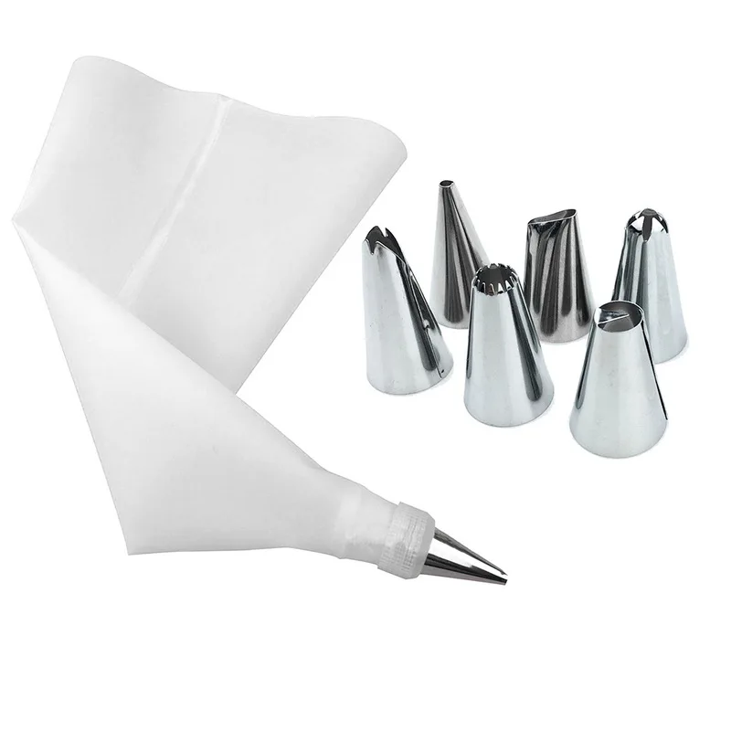 8 шт./компл. силиконовые Кухня аксессуары насадки для украшения тортов сделай сам