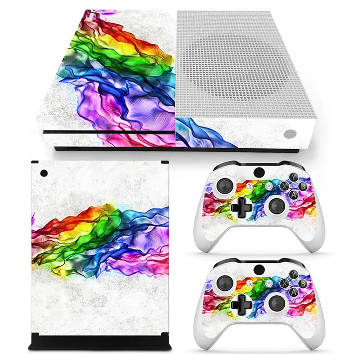 Для X box one s Наклейка на консоль и 2 контроллера наклейка для BOX ONE S Виниловая x ПВХ |