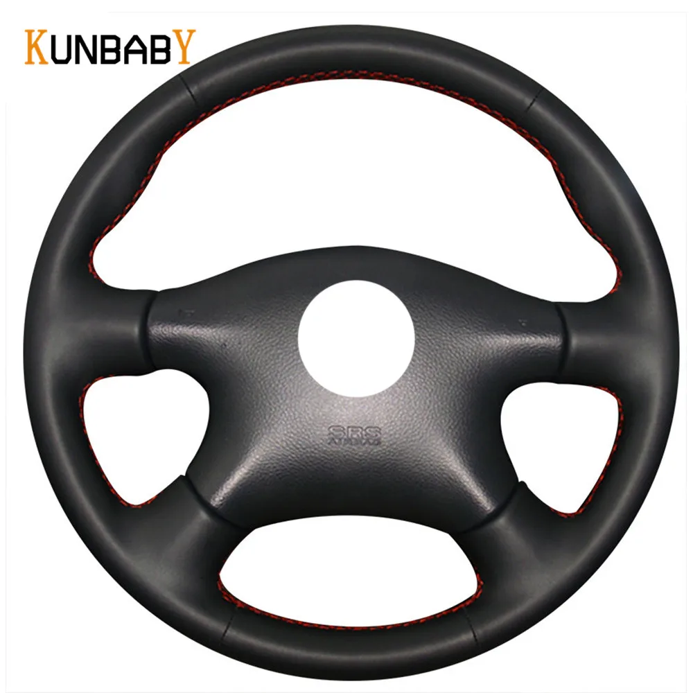 KUNBABY чехол рулевого колеса автомобиля из натуральной кожи для Nissan Almera N16 Pathfinder