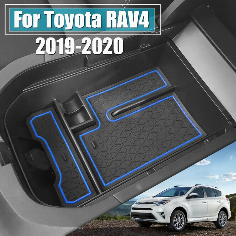 Для Toyota RAV4 2019 2020 Автомобильная Центральная консоль подлокотник ящик для хранения