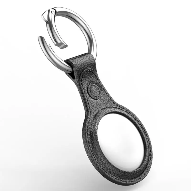 2021 tpu protection case for apple airtags locator leather protective sleeve tracker anti lost device keychain protective cover free global shipping