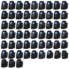 Синяя светодиодная лампа 12 В24 В, 5 контактов ВКЛ.ВЫКЛ., кнопочный переключатель SPST ARB стиль Carling Car Boat, водонепроницаемый кнопочный переключатель