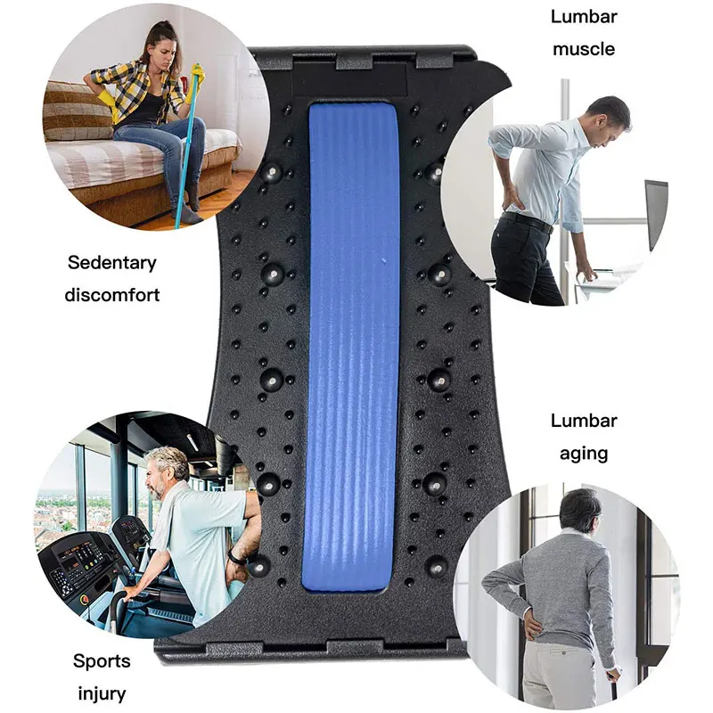 

Back Massager Stretcher Equipment Magic Stretch Lumbar Relaxation Spine Fitness Tool Relief Lumbar Spine Pain