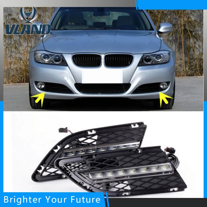 Автомобильные дневные ходовые огни для BMW 3-Series E90 328i 320i 323i 325i 330i 2010 ~ 2012 DRL дальнего