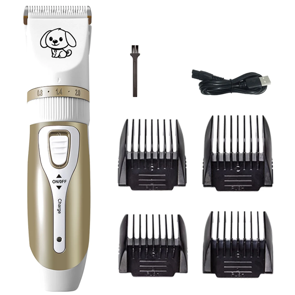 

Electrical Dog Hair Trimmer USB Charging Pet Hair Clipper Rechargeable Low-noise Cat Hair Remover Grooming Hair Cutter Machine