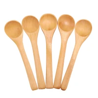 1set of 30pcs mini natural wooden children spoon kitchen condiment tool 12 5cm 4 9inch length