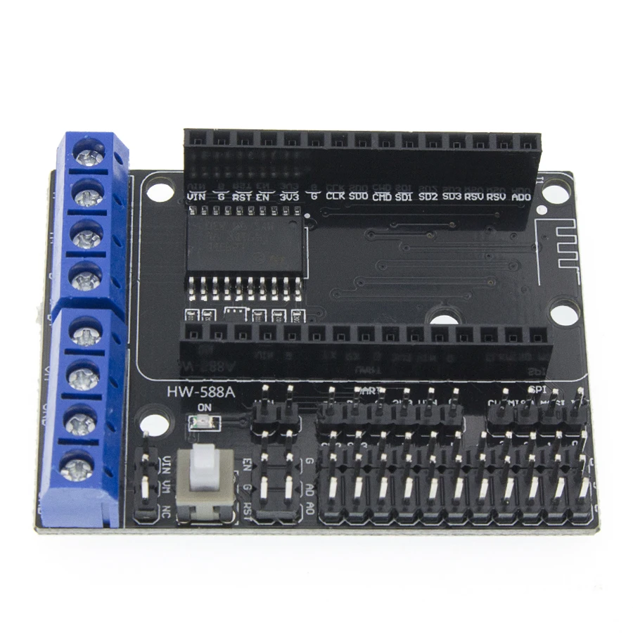 Модуль привода для автомобиля ESP8266 L293D NodeMCU щит платы двигателя 2-канальный