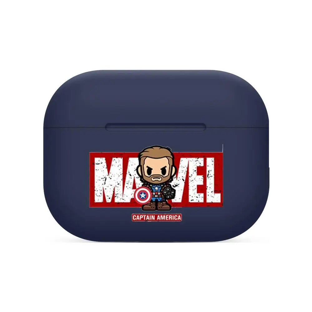 Мультяшные Мстители Marvel для Airpods pro 3 чехол Защитный Bluetooth беспроводной наушников