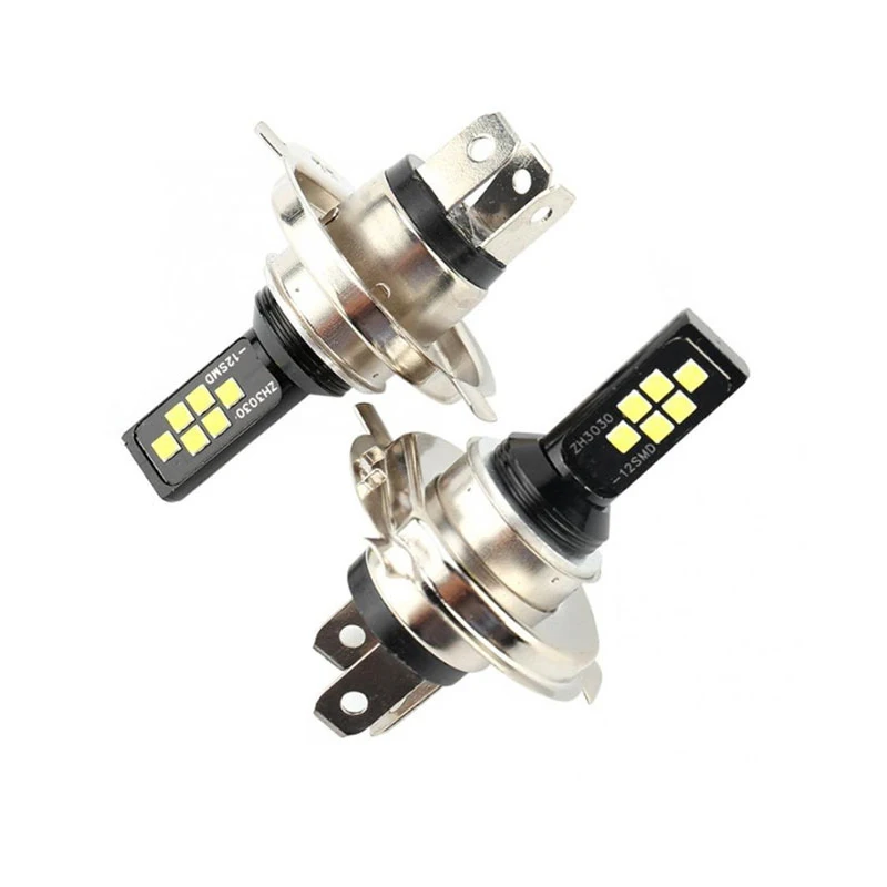 2 шт. H11 H8 H4 H1 H3 H7 9005 9006 3030 12SMD чипы туман светильник вождение автомобиля лампы авто светодиодный Canbus лампы дневные ходовые огни автомобиля, вождения, бега, 12V