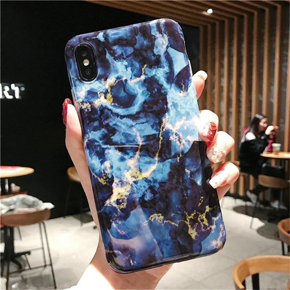 Мягкий ТПУ мраморный чехол для Coque iphone 7 XS MAX чехол задняя крышка для iphone 6 6S 7 8 Plus iphone X XR чехол для телефона