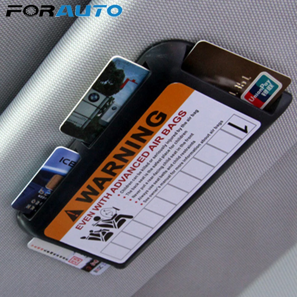 FORAUTO солнцезащитный козырек карты box высокоскоростной зажим для IC-карт