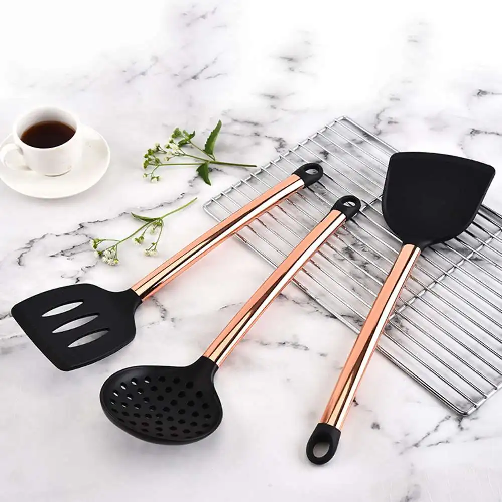 

Silicone Spatula & Ladle Silicone Spoon Kitchenware Utensil Set 8pcs
