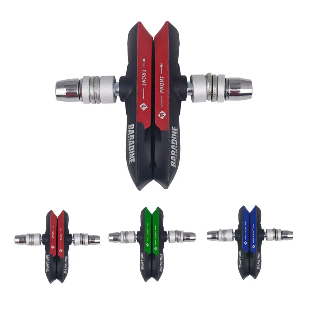 

1 пара тормозных колодок для горного велосипеда тормоза велосипедные V-Brake держатель обуви с резиновыми блоками