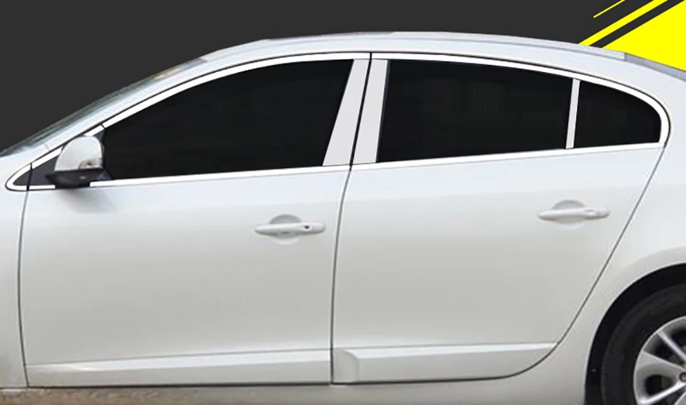 Подходят для Renault Fluence 2011 2012 2013 2014 2015 из нержавеющей стали автомобильного окна