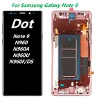 Оригинальный AMOLED ЖК-дисплей 6,4 дюйма для Samsung Galaxy Note 9, ЖК-экран с рамкой, телефон N960U N960FDS, дисплей с сенсорным экраном в сборе