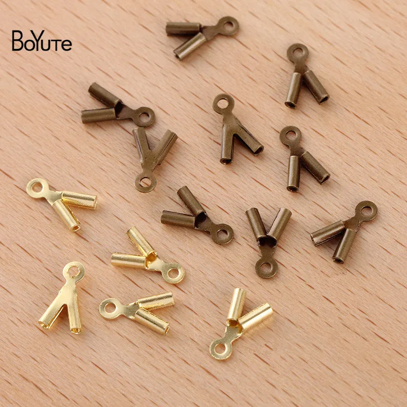 Зажим BoYuTe (300 шт./лот) в пределах линии 0 8 мм металлический латунный соединительный