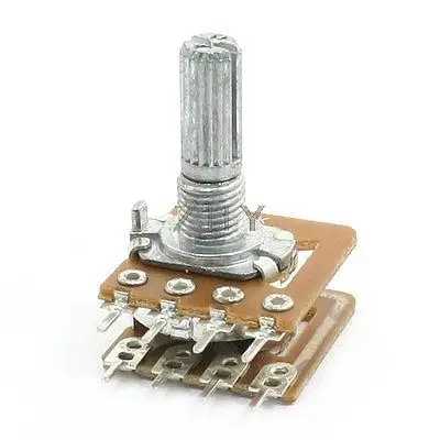 100 кОм 6 мм сплит вал двойной линейный компенсатор с управлением громкостью