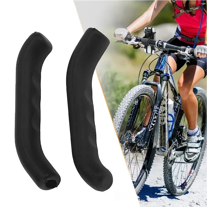 1 пара силиконовых тормозных ручек для велосипедов противоскользящая Защитная