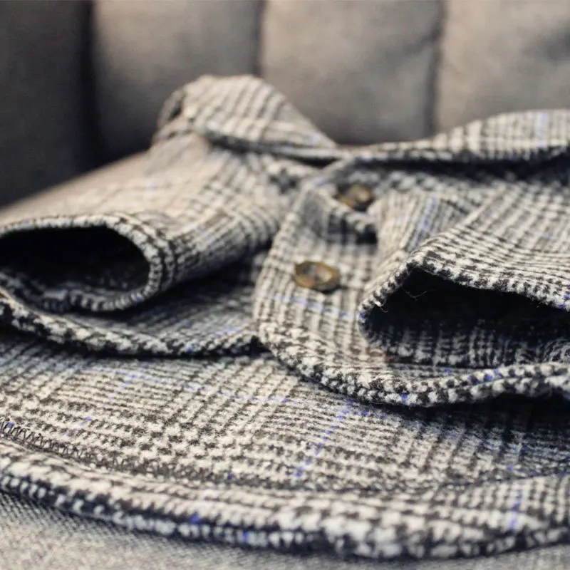 Флисовый зимний костюм для собаки теплый шерстяной щенка свадебная одежда