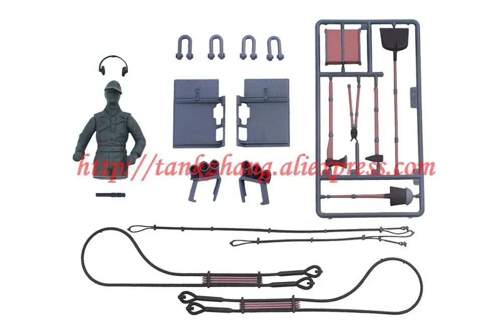 HENG LONG 3818/3818-1 RC Танк Немецкий Тигр I 1/16 запасные части No. Полный набор