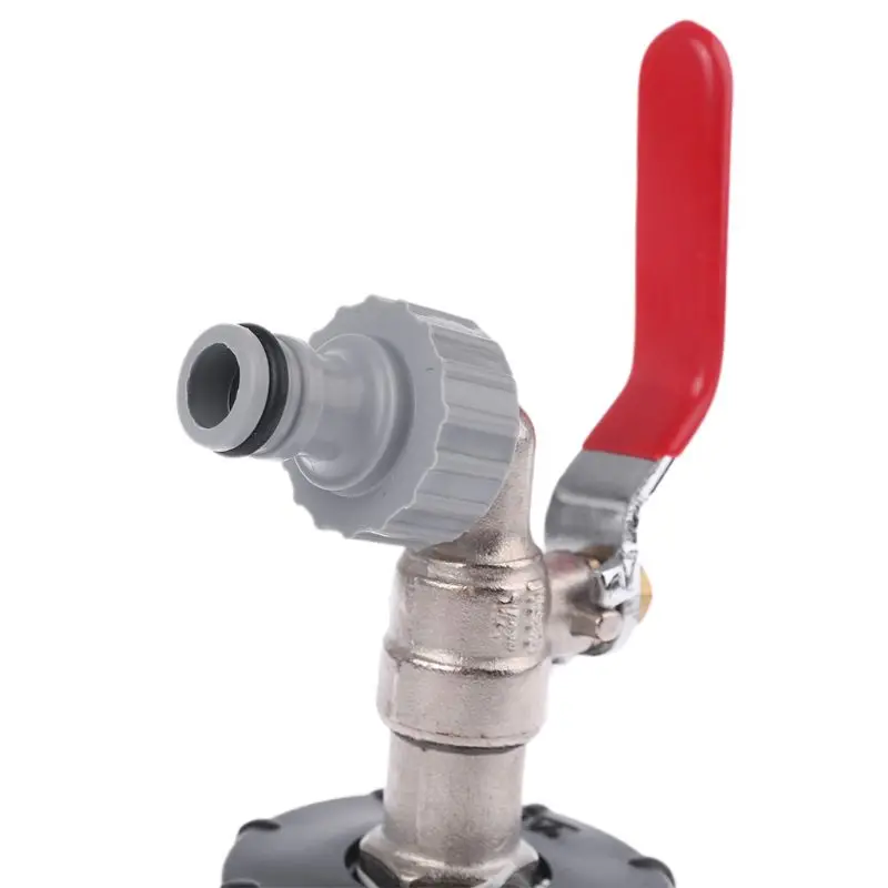 

IBC Tank Adapter TANK DRAIN ADAPTER S60X6 To Brass Garden Tap With 1/2" Hose Fitting Oil Fuel Water G32C