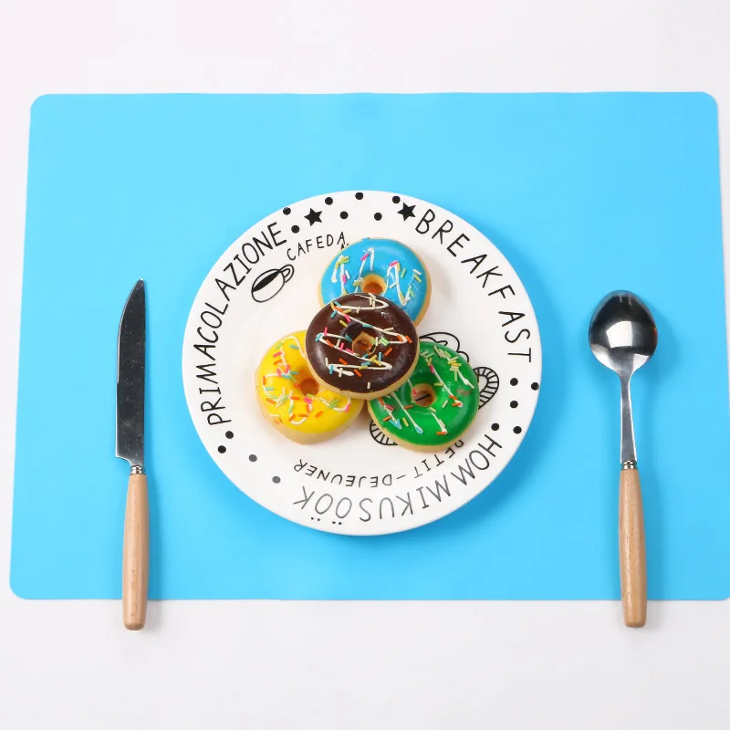

40*30CM Silicone Baking Mat Non Stick Pan Liner Placemat Table Protector Kitchen Pastry Liner Baking Bakeware Mat for Children