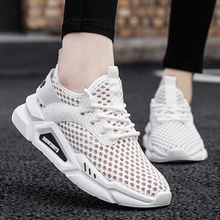 Hot Fashion Summer Breathable Mesh Hollow Couple Casual Sneakers Mens Womens Running Shoes Unisex Sport Shoes Zapatos Deportivos