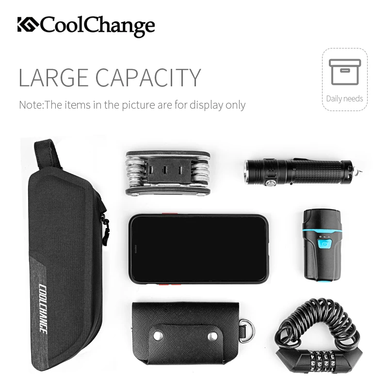 CoolChange велосипедная Сумка водонепроницаемая Большая вместительная портативная