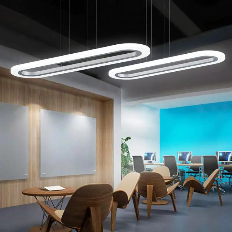 Офисная светодиодная подвесная лампа размером 120 см XL подвесной светильник для