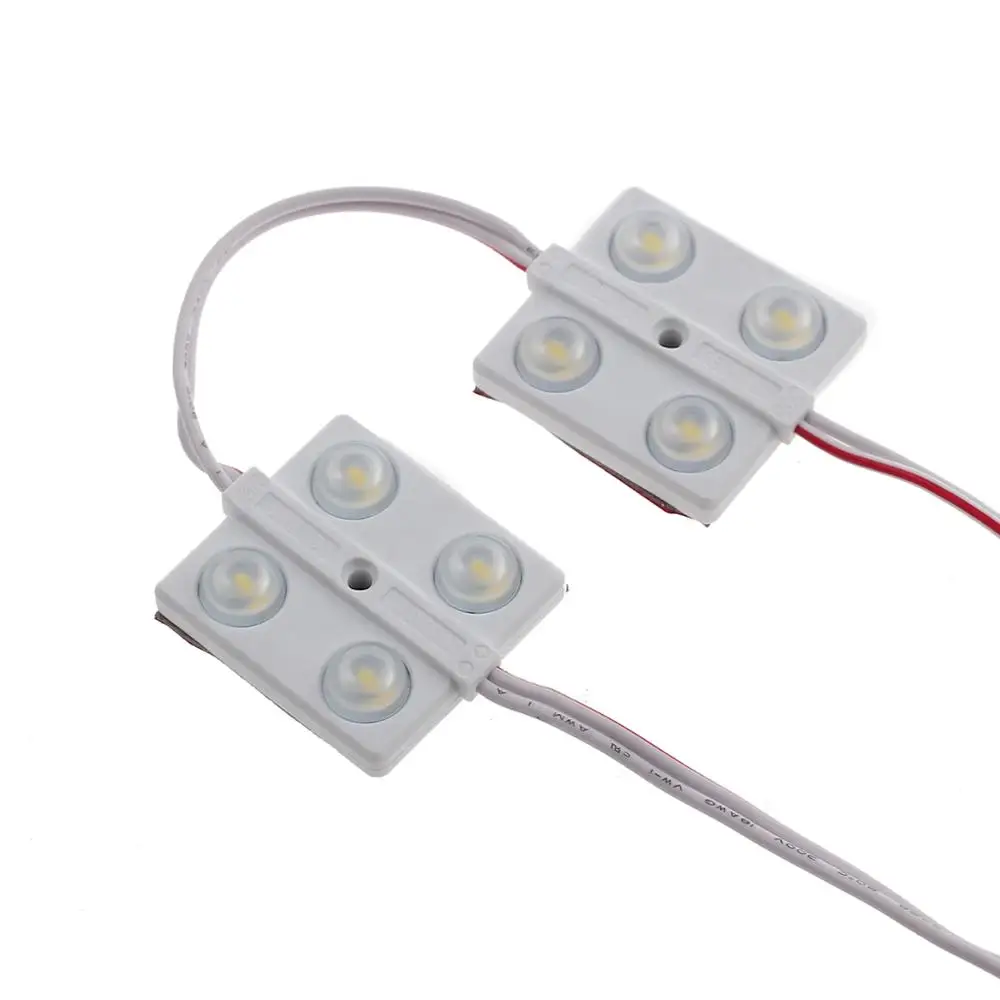 AUTOUTLET 10 pcs 40LED Module LED DC12V Waterproof Advertisement Design Modules White FOR RGB Color Super Bright Lighting | Автомобили и