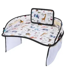Kids Travel Tray Inspire Active Toddlers & Big Kids for Years Dry Erase Board & Eating Snack Tray No-Drop Phone Holder Stand