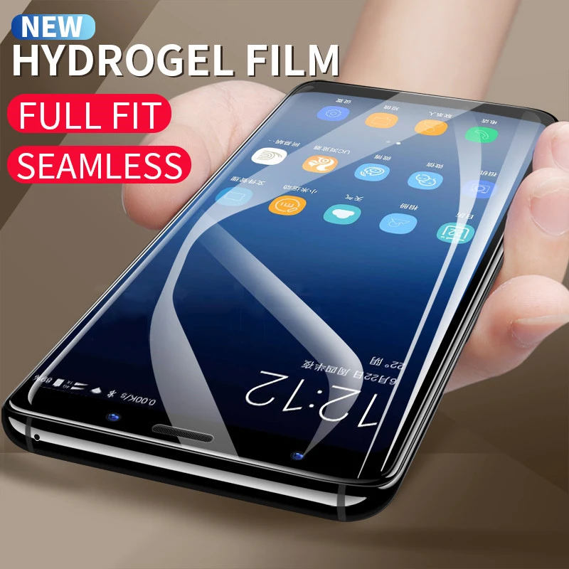 50Pcs Screen Protector for Samsung Galaxy S21 S20 S10 S9 S8 Plus 5G Film Soft Hydrogel Film For Samsung Note 10 9 Plus S21 Ultra