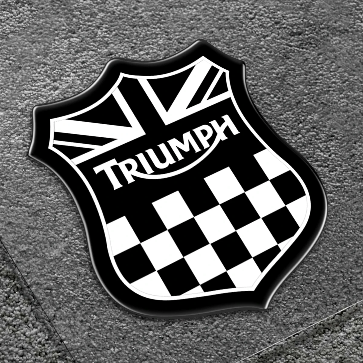 

Resin 3D Triumph Stickers Decals Logo Triumph Trident 660 Tiger 1050 1200 Daytona 675 Street Triple 900 Bobber Tank Pad Sticker