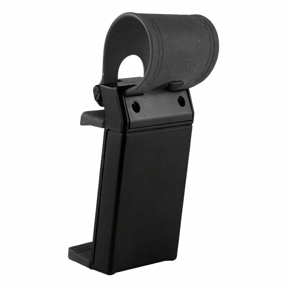 

Part Phone Holder Silicone Pad Interior Mount Steering Wheel 55-75mm ABS