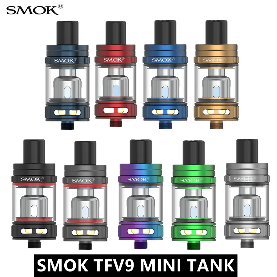 

Original Electronic Cigarette SMOK TFV9 Mini Tank Vape Box Mod Vaporizer 510 Thread E Cigarette Atomizer VS TFV8 Baby Tank S195