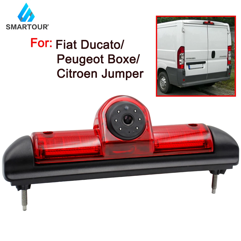 

Car Brake Light Reverse Camera For Citroen JUMPER III FIAT DUCATO X250 Peugeot BOXER III Infrared LED Parking Rear View Camera