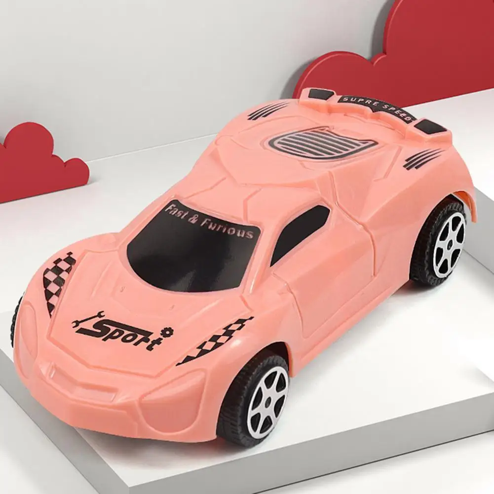 

5Pcs Return Vehicles Toy Fashion Slide Pull Back Racing Car Toy Burrs-free Smooth Surface Inertia Walking Racing Car