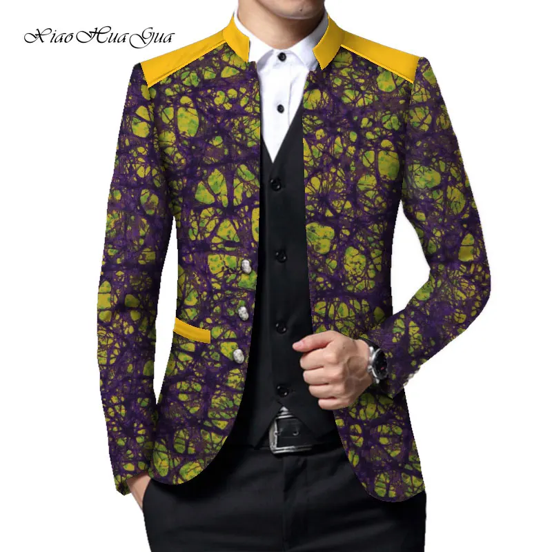 Костюм Джентльмена куртка для мужчин в африканском стиле с принтом женская