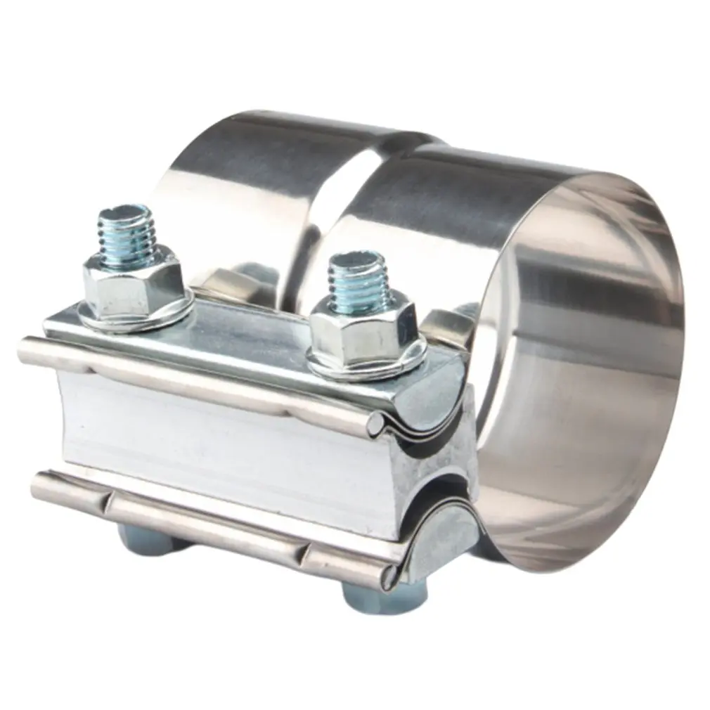 

2-Дюймовая универсальная выхлопная труба, U-образный зажим, нержавеющая круглая Соединительная лента, зажим для выхлопной трубы, автомобиль...