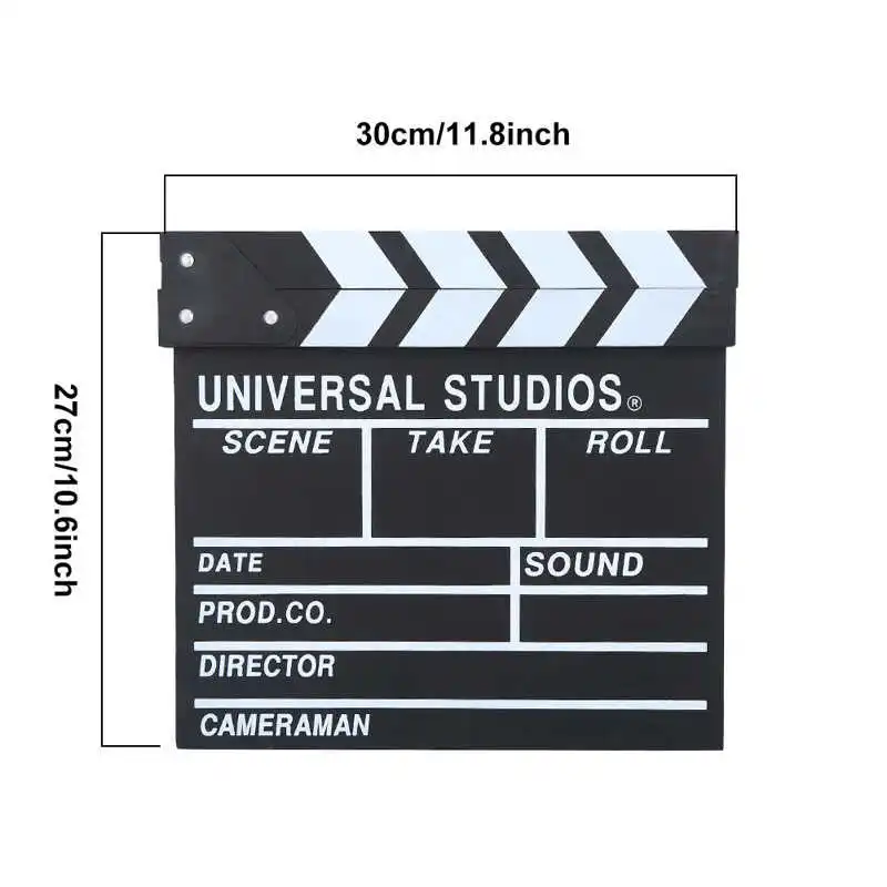 Деревянный нумератор кинотеатр Clapperboard ClapperBoard 30x27 см | Электроника
