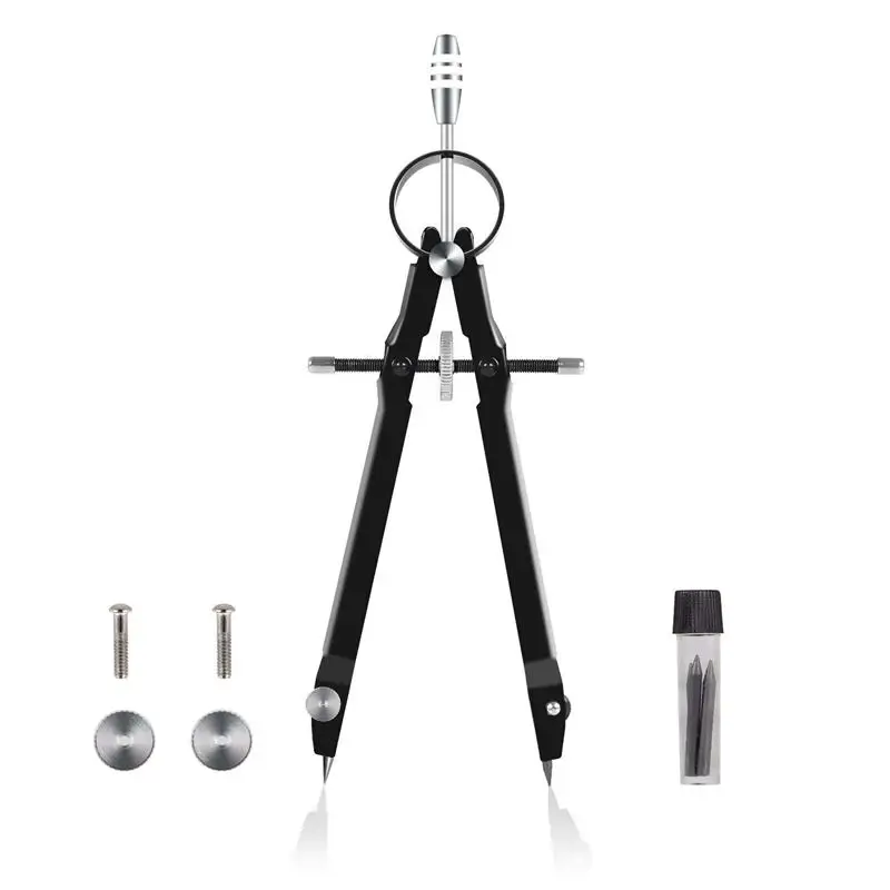 Профессиональный компас набор геометрических компасов с замком математический