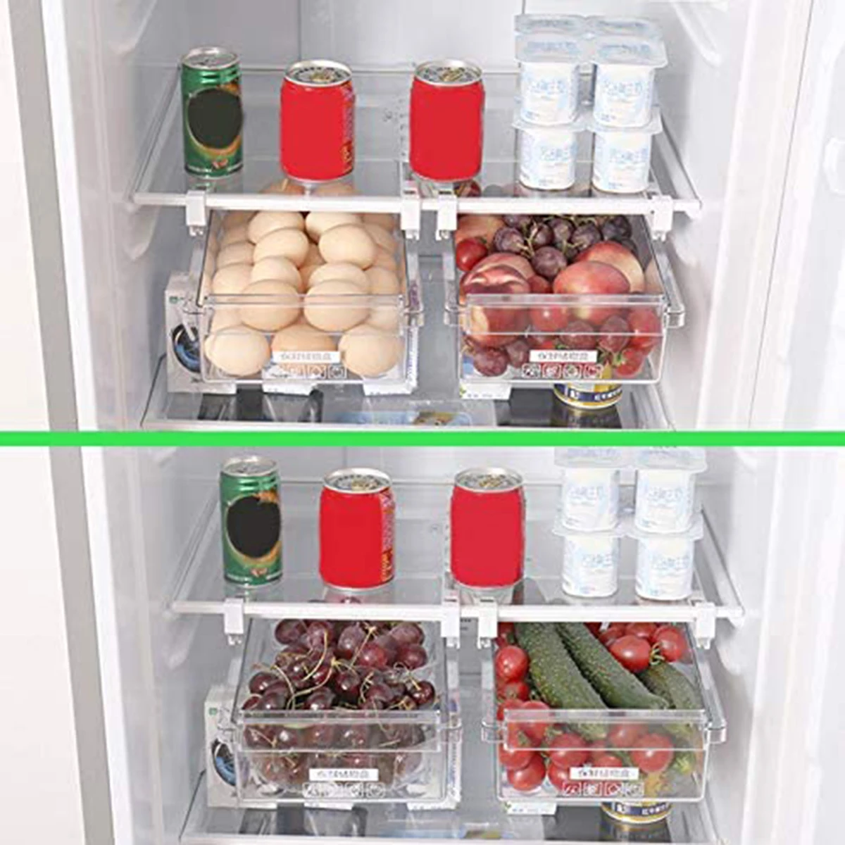 Ящик для кухни коробка сохранения свежести продуктов Пластиковая Полка чехлов