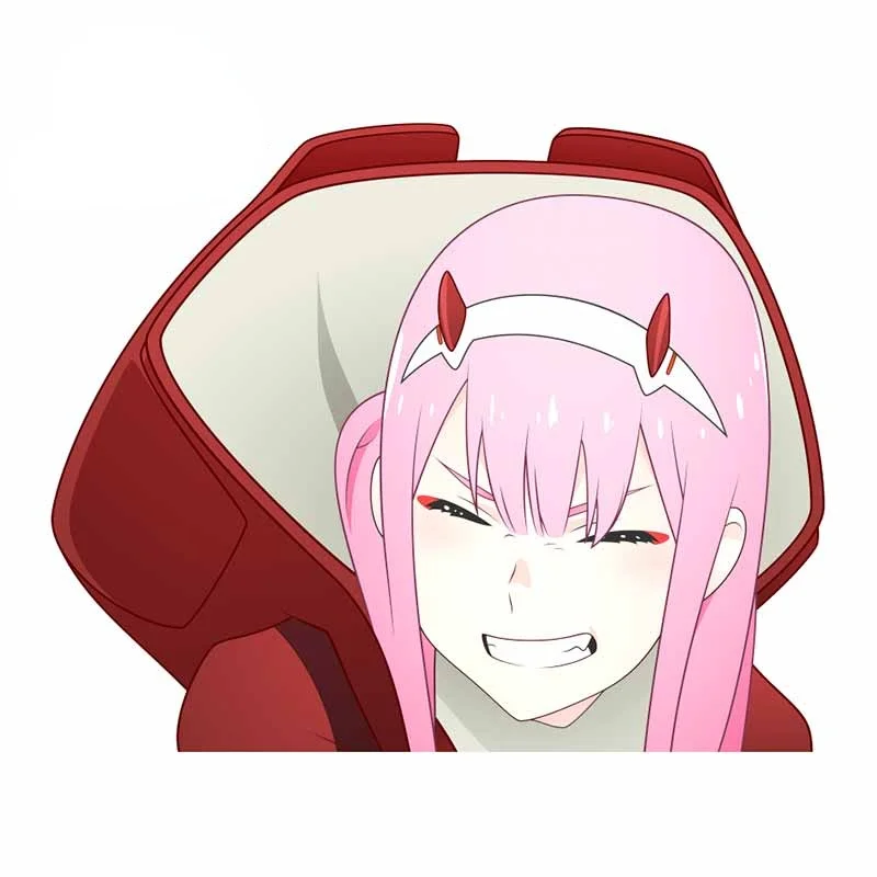 

Popular Zero Two Darling In The Franxx Car Decal Vinyl Car Sticker Waterproof Campervan Accessoires Anime VAN RV KK13*8cm