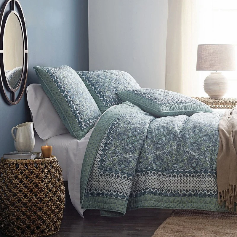 Стеганые хлопковые одеяла ручной работы GXC винтажные комплекты постельного