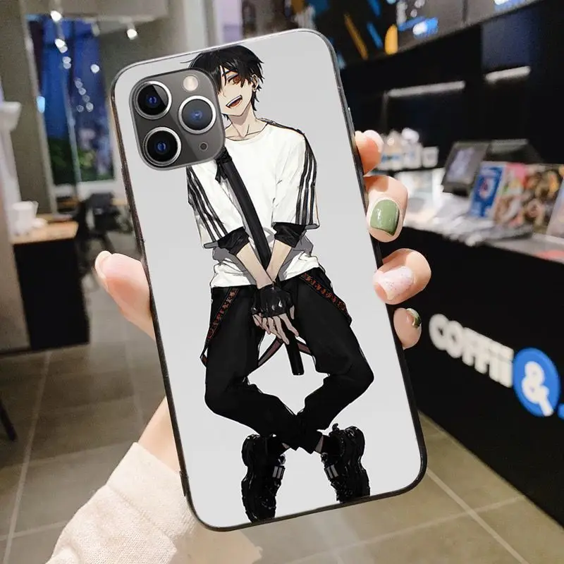 BBTHBDNBY аниме мальчики Новое поступление черный чехол для телефона iPhone 11 pro XS MAX 8 7 6 6S